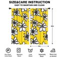 thumbnail image 2 of Blackout Kids Curtains,Yellow Daisy Flower Pattern Childrens Insulated Curtains Set Of 2,Bedroom Essentials,Toddler Room Decor 42"x84", 2 of 5