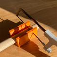thumbnail image 2 of Portable 90°/ 45° Miter Saw Angle Box Miter Saw Guide Woodworker Carpenter'S 3d Printed Miter Box Tools, 2 of 6