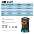 thumbnail image 4 of Picia Mandala Colorful mens Cotton Tank Undershirts , Moisture-wicking Ribbed Tanks, Lightweight Cotton Tank Undershirts-Small, 4 of 8