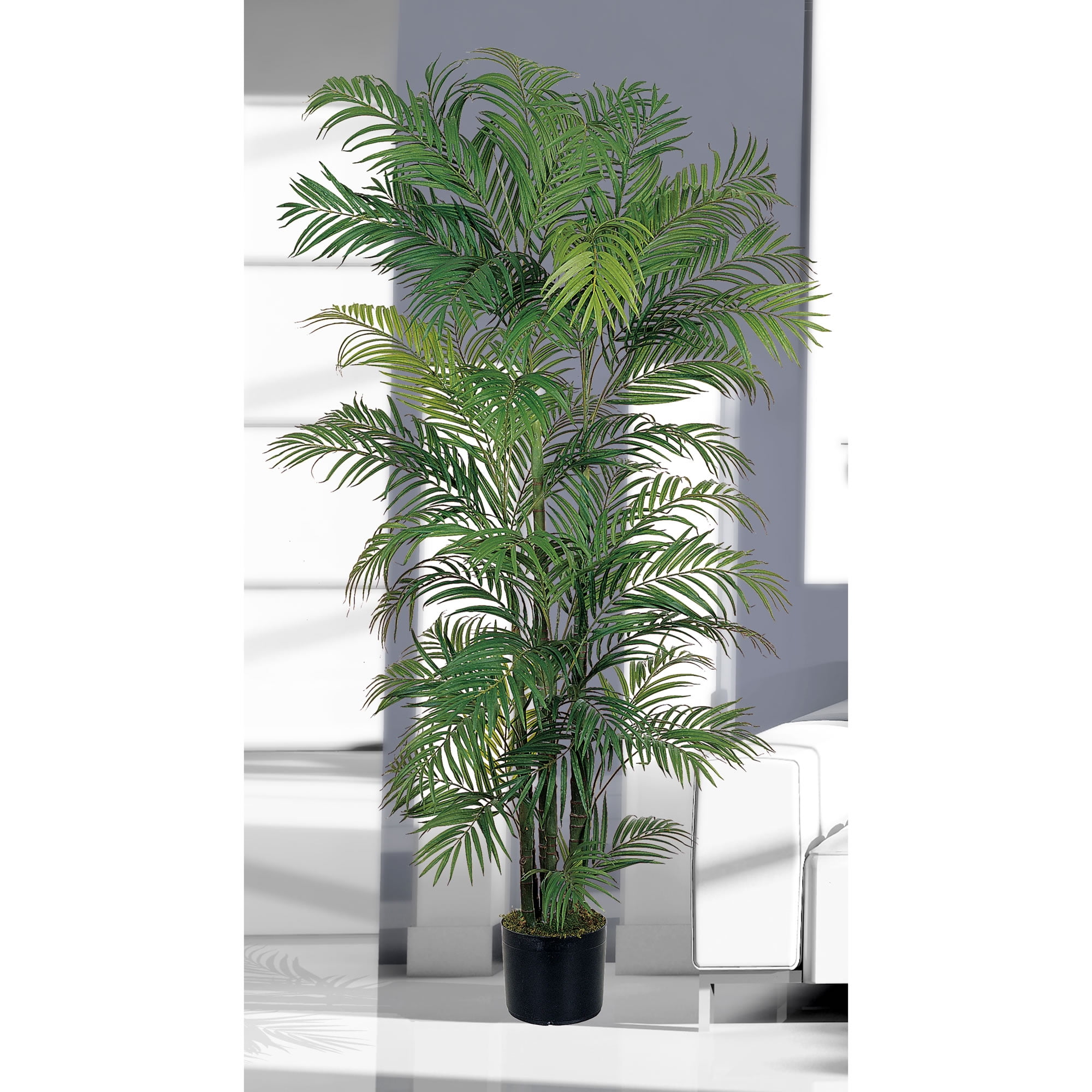 Nearly Natural 6 ft. Areca Silk Palm Tree