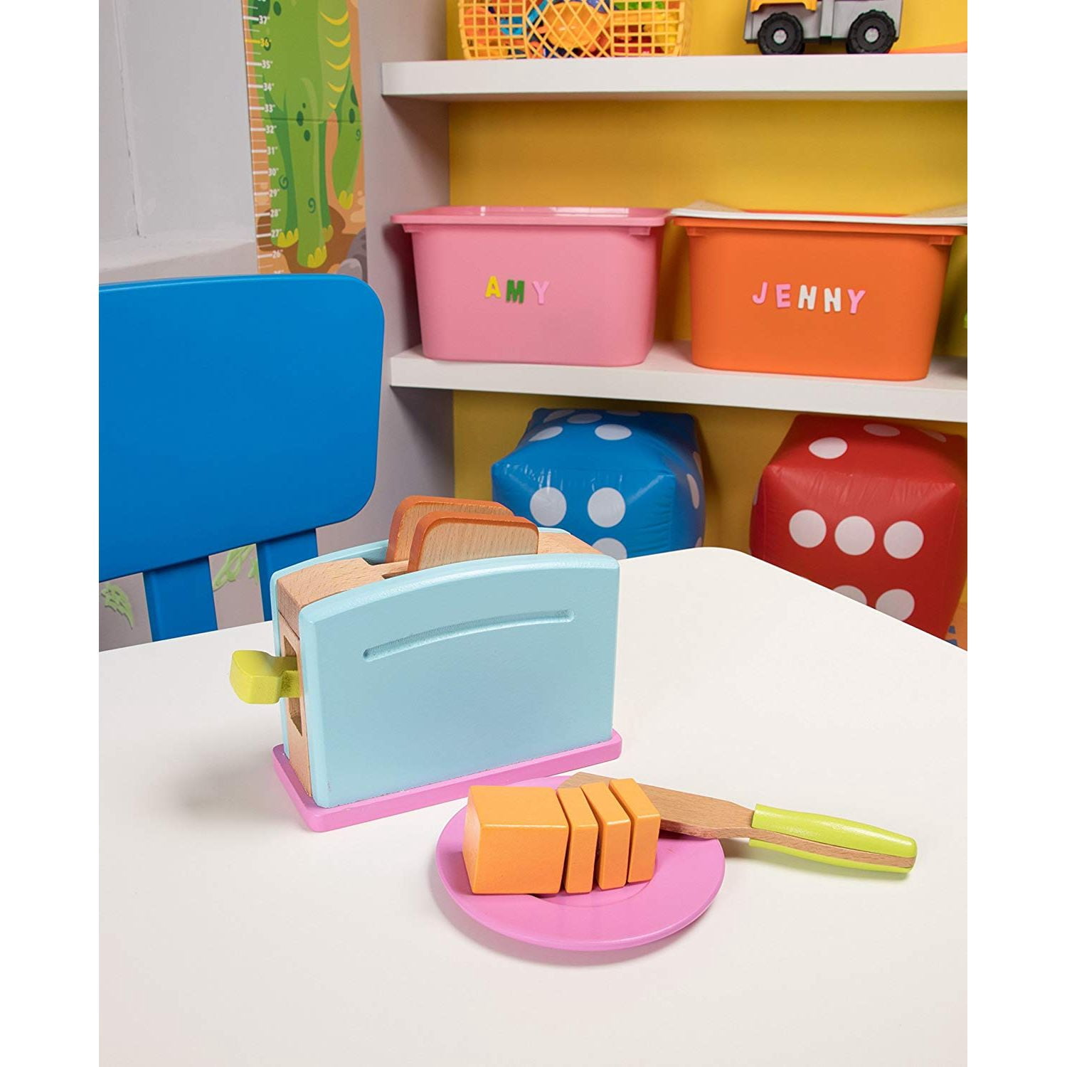 kids wooden toaster