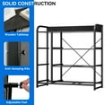 thumbnail image 4 of Dextrus 55 Gallon Metal, Wood and Fabric Drawer Chests, Black and Gray, 4 of 12