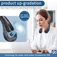 thumbnail image 2 of Ventilador de cuello ASNUG, sin aspas, 4000 mAh, recargable, 3 velocidades, 2 of 6