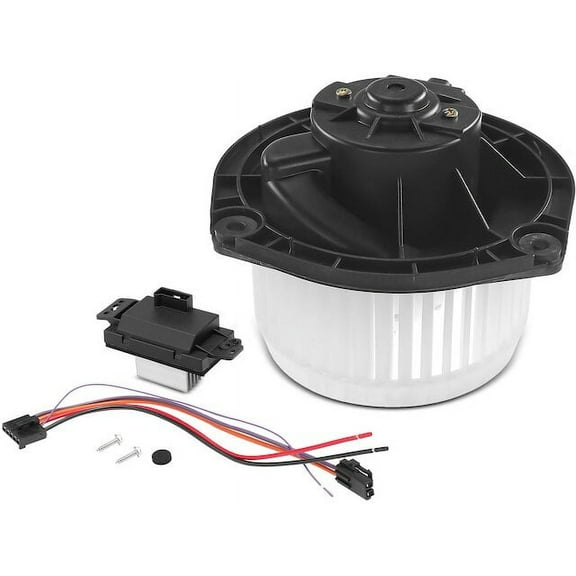 Front HVAC Blower Motor and Resistor Kit 2 - Compatible with 2004 - 2013 Chevy Impala 2005 2006 2007 2008 2009 2010 2011 2012