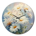 thumbnail image 2 of Designart "Minimalism Daisy expression II" Landscapes Oversized Wall Clock, 2 of 5