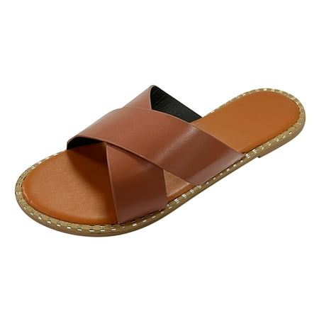 

ZIZOCWA Big Fluffy Slippers Running Sandals Women Sandals Open Crystal Shoes Slippers Women Flat Diamond For Womens Women Flop Toe Flats Flat Flip Women S Sandals Go Walk Slip On Sandals For