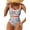 Red Floral, variant on Women's Bikini Sets Floral Print Whip Stitch 2 Piece Swimsuits High Waisted Scoop Bathing Suits
