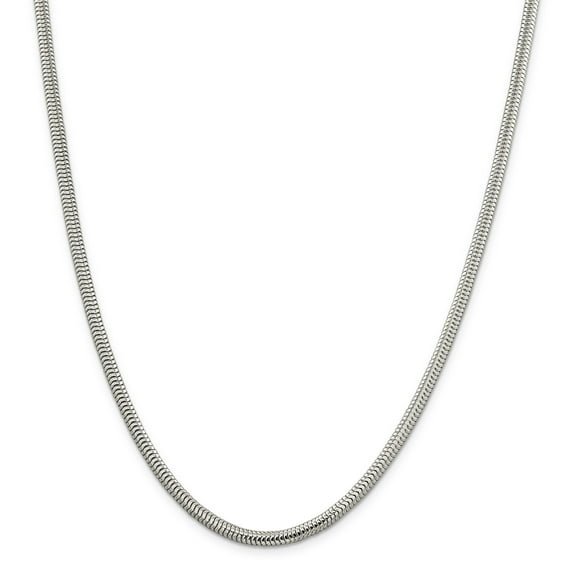 Primal Silver Sterling Silver 4.00mm Round Snake Chain