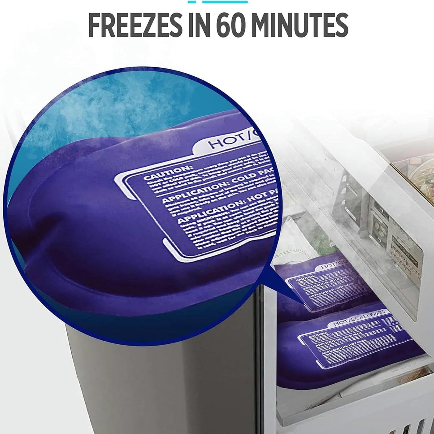 GXCZ Ice Packs for Injuries Reusable, Soft Gel Hot and Cold Therapy Packs, Ice Pack for Injuries with Wrap Pain Relief Adjustable & Flexible Wrap for Knees Back Shoulders Arms and Legs