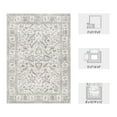thumbnail image 4 of SIXHOME 2'x3' Small Entry Rug Door Mat Washable Rugs Carpet Vintage Traditional Door Rug Soft Indoor Throw Rug for Bedroom Entryway Bathroom Kitchen Rugs with Nonslip Rubber Backing Light Gray, 4 of 7