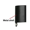 thumbnail image 4 of FRCOLOR Couvercle Absorbant le Son en Forme de U Panneau Absorbeur de Son Enregistrement Studio Microphone Isolation Bouclier Gadgets d'Instruments de Musique (Noir), 3.54"X3.15"X1.18 Pouces, 4 of 4