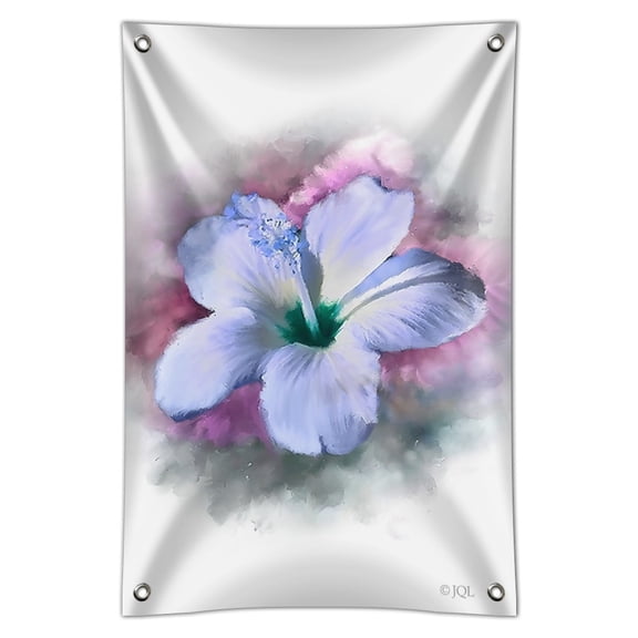 Tropical Blue Hibiscus Hawaiian Bloom Home Business Office Sign