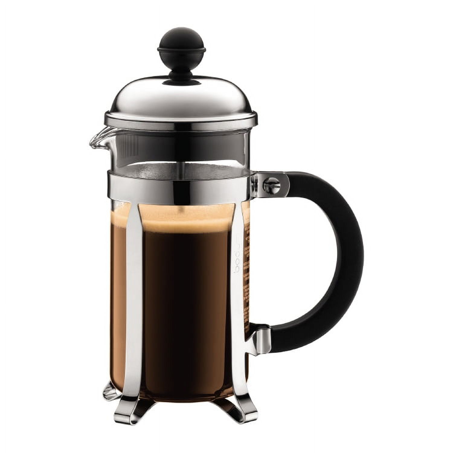 BODUM Chambord French Press Coffee Maker, 12 Ounce, Stainless Steel - image 4 of 7