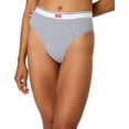 thumbnail image 2 of Hanes Legends High-Cut Underwear Pack, 3-Pack Black/Grey/Pink M Women's, 2 of 10