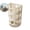 Khaki, variant on Wall Mounted Garbage Bag Holder Dispenser Compact Trash Bag Storage Organizer for Kitchen Bathroom and Office 7.8x4.8x3.9 Inches