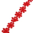 thumbnail image 3 of 2x 15Yds Cinta de encaje de flores de margarita hecha de poliéster Cinta decorativa Cinta decorativa Tela de encaje Borde de encaje Zulema Cinta de adorno de encaje Daisy Flower, 3 of 8