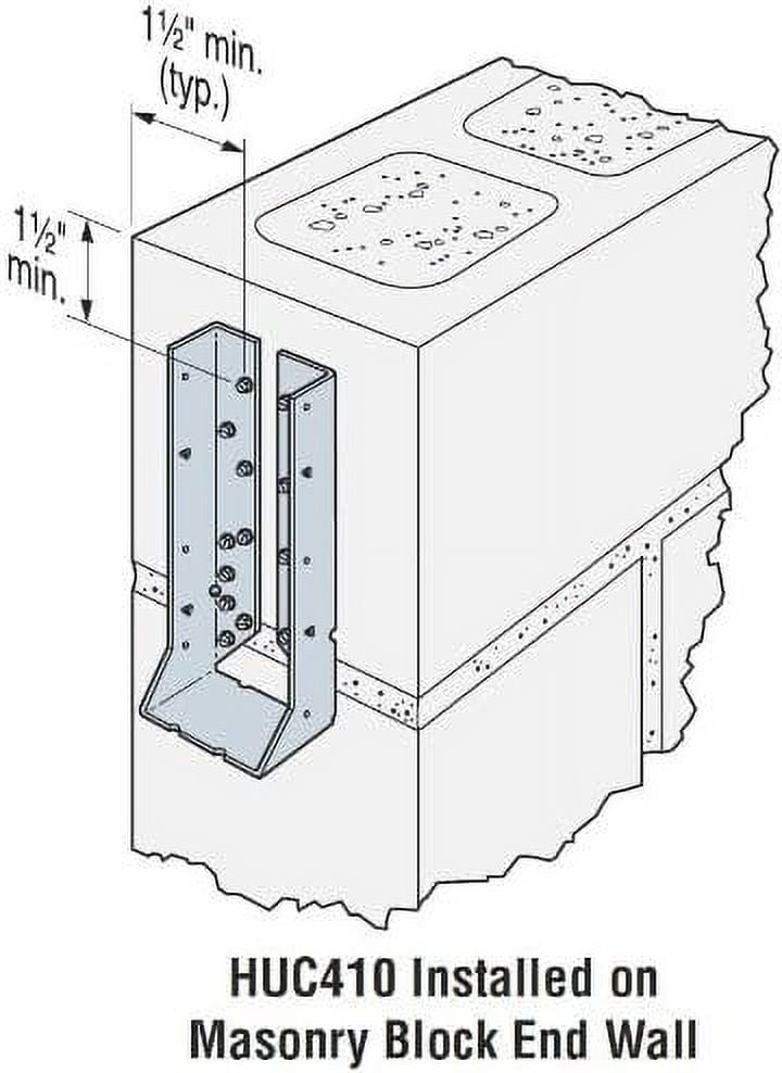 Simpson Strong-Tie Heavy Duty Joist Hanger Concealed Reverse Flange Z-Max - Z Hanger Bracket