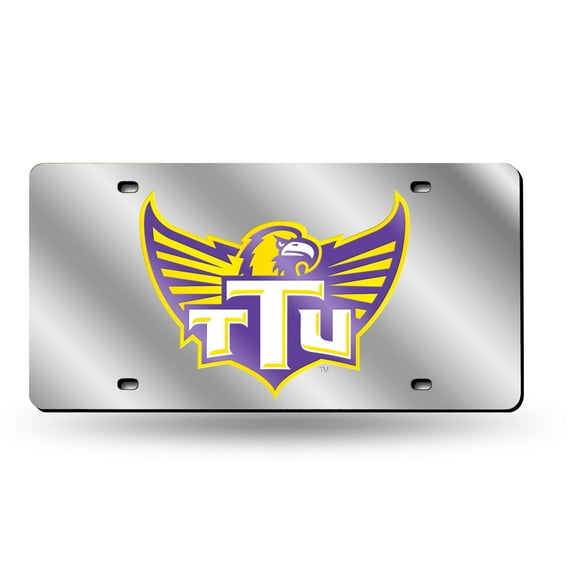 Tennessee Tech Golden Eagles Mirrored Laser Cut License Plate Laser Tag