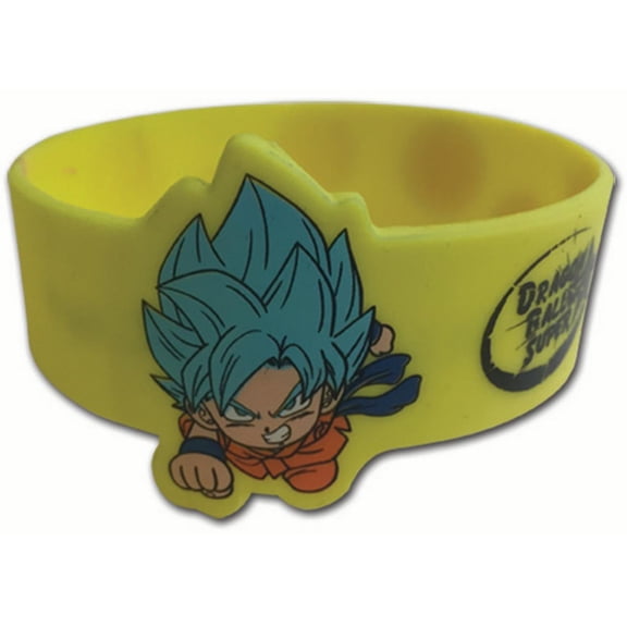 Wristband - Dragon Ball Super - SSB Goku Yellow New Licensed ge54513