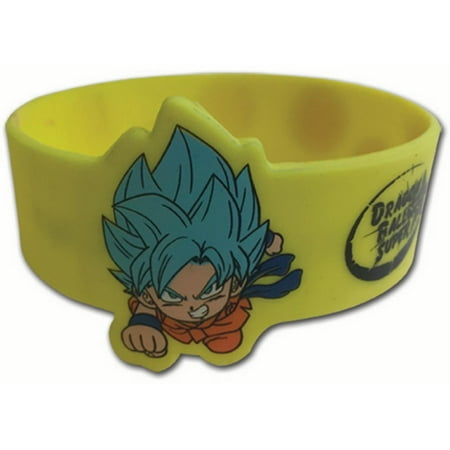 Wristband - Dragon Ball Super - SSB Goku Yellow New Licensed
