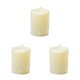 thumbnail image 5 of Matsuzay Lámpara de de decoración LED sin llama de luz de té de plástico eléctrico con luz de vela, superficie acanalada, beige Type1 NO1, 5 of 6