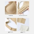 thumbnail image 6 of Bras for Women,Lift And Support T Shirt Bra For Full Coverage Seamless Underwire Comfort Everyday Wear Plus Size Smoothing Foundation,Sports Bras for Women,Red,XL, 6 of 9