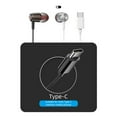 thumbnail image 2 of YongCo USB C Headphone with in Line Control Earphone Noise Canceling in-Ear Headset, 2 of 13