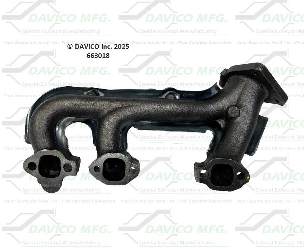 Davico Mfg 663018 Stand alone Exact-Fit exhaust manifold