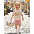 thumbnail image 5 of BemeyourBBs Baby Boy Girls First Birthday Outfit Wild One Years Old Birthday Summer Clothes Short Sleeve Letters Zoo Animals Print T Shirt Tops and Elastic Waist Pockets Shorts Set, 5 of 9