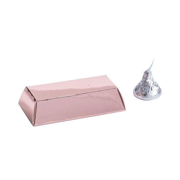 Rose Gold Bar Favor Box 24Pc - Party Supplies - 24 Pieces