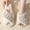 D, variant on Women's Fuzzy Cross Slippers Bride Wedding Slippers Gift Open Toe House Slipper Bedroom Shoe Indoor Outdoor