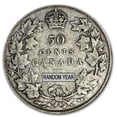 thumbnail image 2 of 1912-1919 Canada Silver 50 Cents George V Avg Circ, 2 of 2