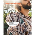 thumbnail image 4 of KFFKFF Camo Hoodie, Medium Size, Men's Pullover Sweatshirt, Breathable & Moisture-Wicking, Quick-Dry Design, Hooded Long-Sleeve Shirt for Hiking, Fishing, Hunting, and Outdoor Activities in Spring, 4 of 9
