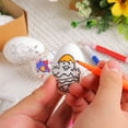 thumbnail image 6 of TOPRenddon Easter DIY Painting Kit with 6 Eggs & 6 Paint Pens - Non-Toxic Bunny Decor Crafts for Kids, Classroom Activities & Outdoor Spring Displays, 6 of 6