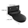 thumbnail image 2 of ETHZZLE Nonslip Shower Foot Stool Aluminum Alloy Fold Rest For Bathroom Accessory 1Pcs, 2 of 8