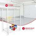 thumbnail image 4 of Home Basics Étagère en Fil Métallique, Blanche, 4 of 5