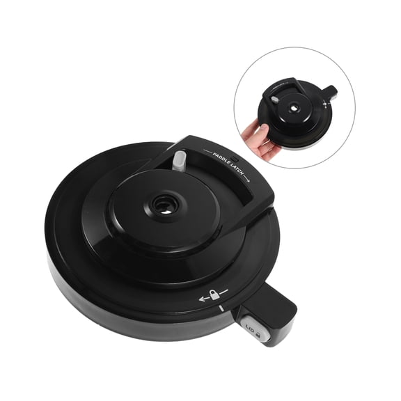 FOMIYES Ice Cream Maker Cover, Black, Wear-Resistant, Simple Installation, for Ice Cream Makers