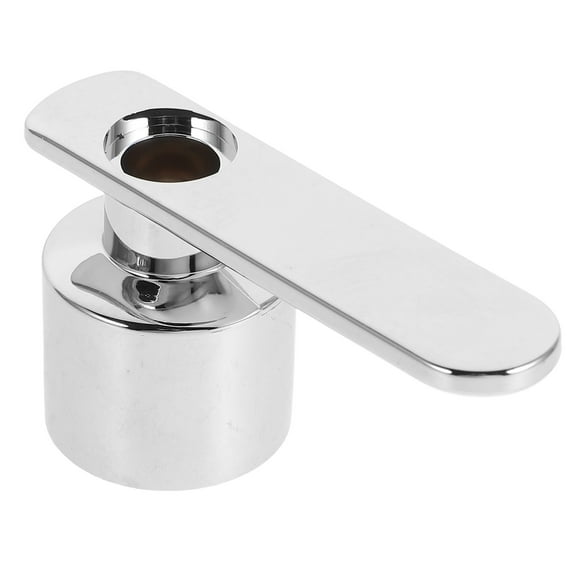 HOOWIFFY Universal Silver Plastic Shower Faucet Handle Replacement for Faucet with Durable Ergonomic Design and Precise Water Flow Control 1.5 inch