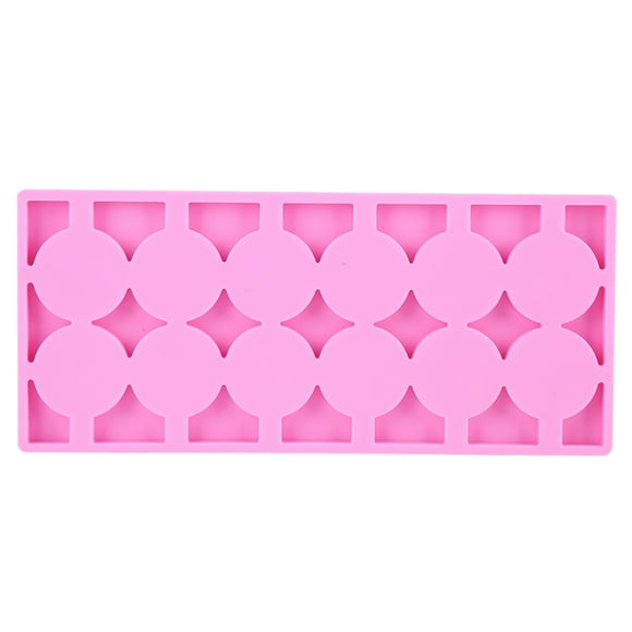 12 Capacity Silicone Lollipop S, 12 Round Shape Silicone Lollipop Mould Tray Candy Chocolate Lollypop Fit for Christmas Parties