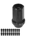 thumbnail image 4 of M12x1.5 Wheel Nuts, Lug Nuts 42mm Long Aluminum Alloy With Socket Adapter For Car Black, 4 of 8