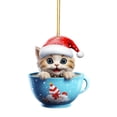 thumbnail image 4 of Adornos navideños con dibujos de gatos bonitos para Año Nuevo 2024, decoración colgante, regalo para Navidad, colgante para árbol, suministros para fiestas, Navidad, 4 of 5