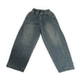 thumbnail image 4 of Teen Boys Jeans pants,Fashion Wide Leg Pocket Jean Pants Boys' Fashion Teen Boys Clothes 11-12 Years, 4 of 6