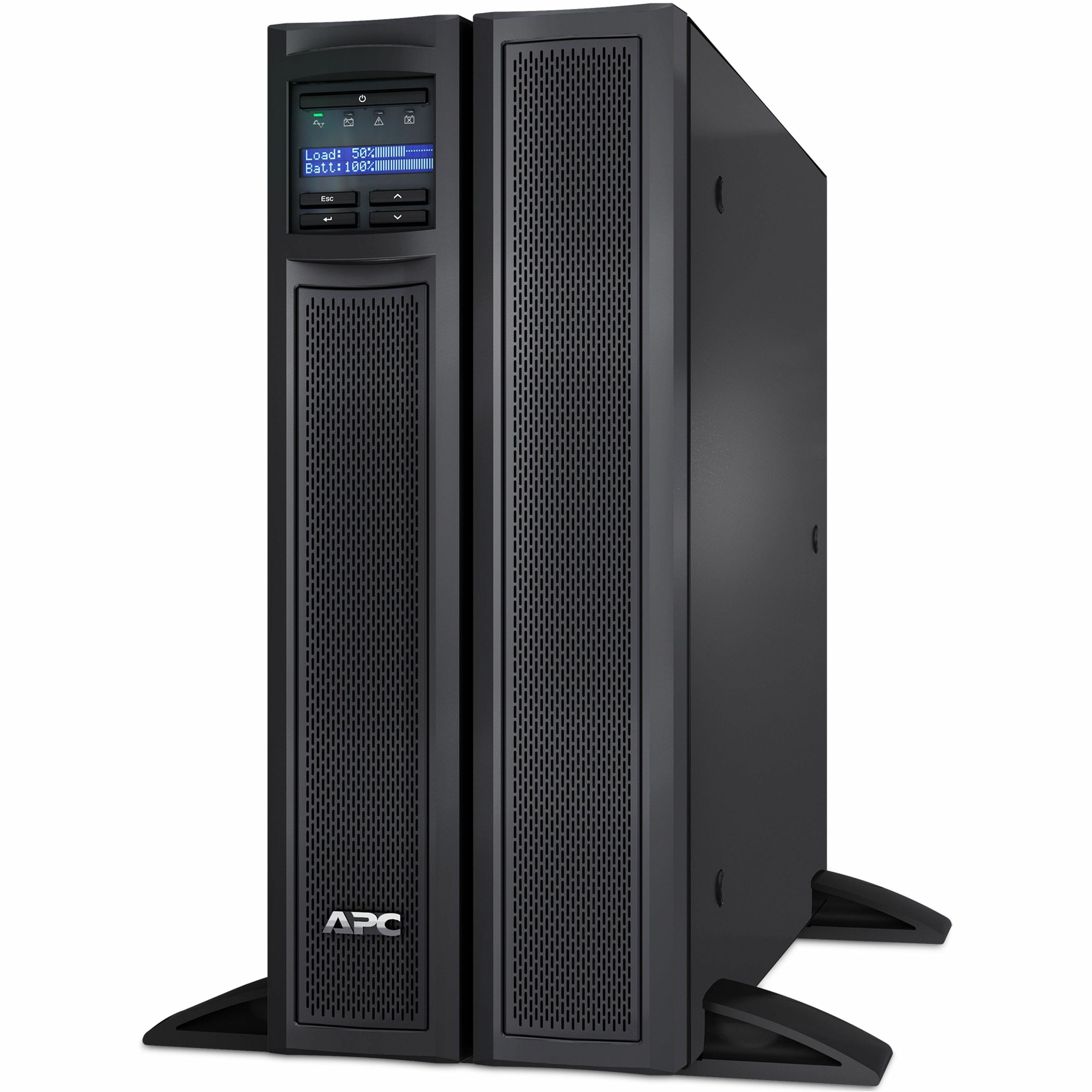 APC SMX3000LVNCUS Smart Ups X 3000va Short Depth Perp Tower Rack Convertible Lcd 100-127v