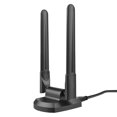 thumbnail image 3 of Adaptador Wi-Fi Usb Adaptador de red inalámbrico USB 3,0 de 5400Mbps, antenas de alta ganancia de 6dBi para Win 11/10, 3 of 8
