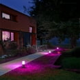 thumbnail image 7 of 8 Pack LED Bollard Pathway Lights, Low Voltage Landscape Lighting, Garden Lights for Yard, Patio, Lawn, RGBW Color Changing, 7 of 7
