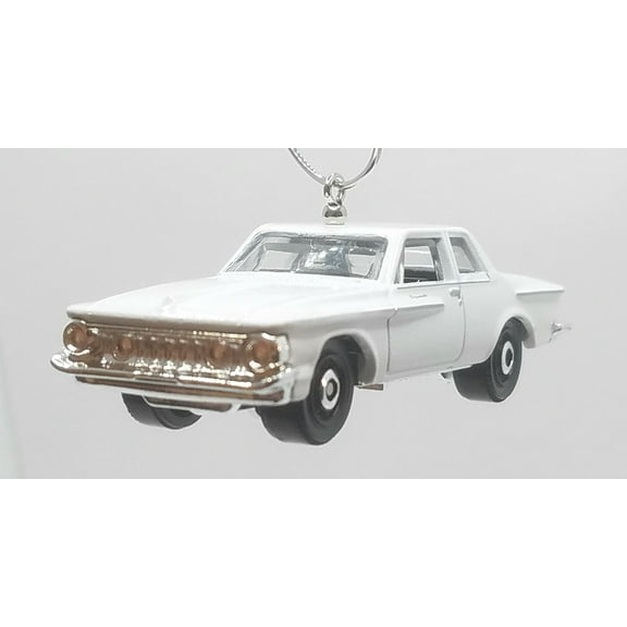 Christmas Ornament for 1962 Plymouth Savoy White