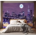 thumbnail image 2 of - Forest Landscapes Woodland Tree Fabric Wallpaper Living Room Bedroom Bathroom Jungle Wall Mural- not Peel and Stick）, 2 of 2