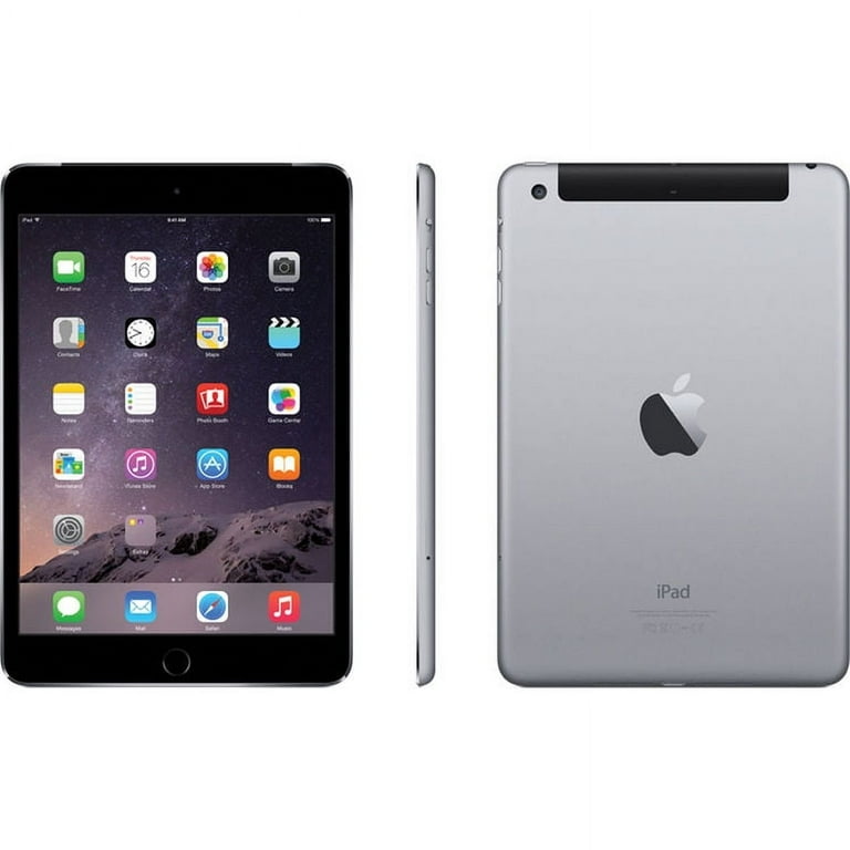 Restored Apple iPad Mini 3 16Gb Space Gray Cellular.RFB ...