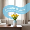 thumbnail image 6 of REGALWOVEN Mini Modern White Ceramic Vase Tiny Ribbed Bud Vase for Single Stem, Minimalist Decorative Small Vase for Bathroom Sky Blue 2.9"L x 2.9"W x 3.9"H, 6 of 6