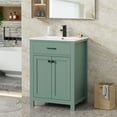 thumbnail image 2 of Eclife 24-Inch Freestanding Single Bathroom Vanity with Ceramic Sink Top, 2 of 7
